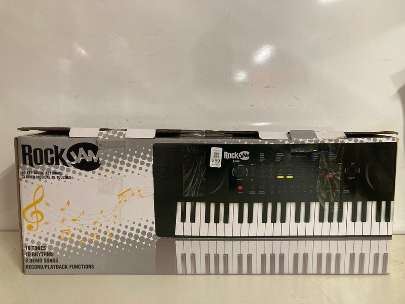 Lot 259  
            Nottingham SR3 - Delivery Only 

                
ROCK JAM 49 KEY MUSIC KEYBOARD