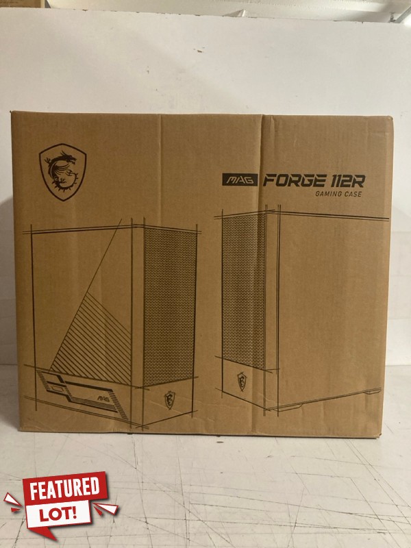 Lot 25  
            Nottingham SR3 - Delivery Only 

                
MSI MAG FORGE 112R GAMING CASE