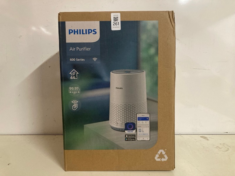 Lot 261  
            Nottingham SR3 - Delivery Only 

                
PHILIPS AIR PURIFIER 600 SERIES