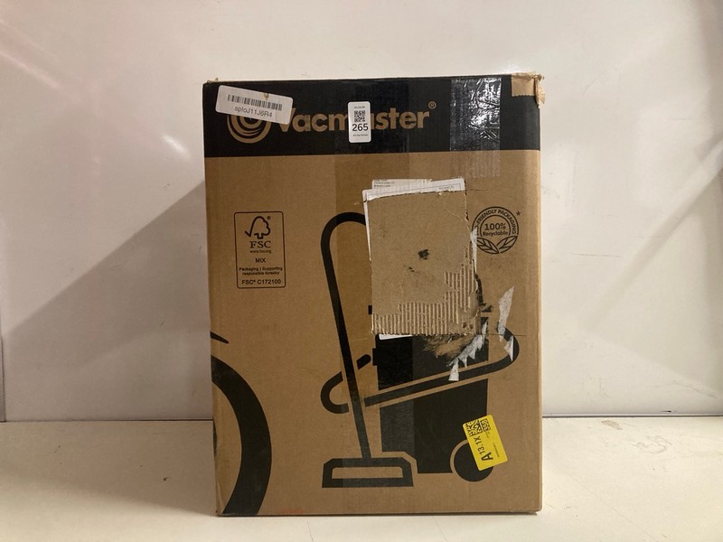 Lot 265  
            Nottingham SR3 - Delivery Only 

                
VACMASTER VACUUM CLEANER