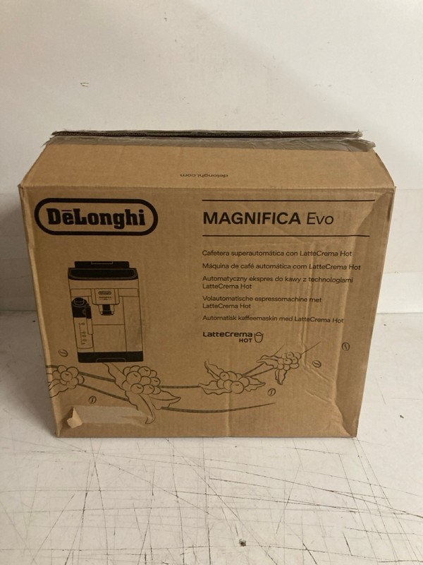 Lot 26  
            Nottingham SR3 - Delivery Only 

                
DE'LONGHI MAGNIFICA EVO FULLY AUTOMATIC ESPRESSO MACHINE ORIGINAL RRP £449