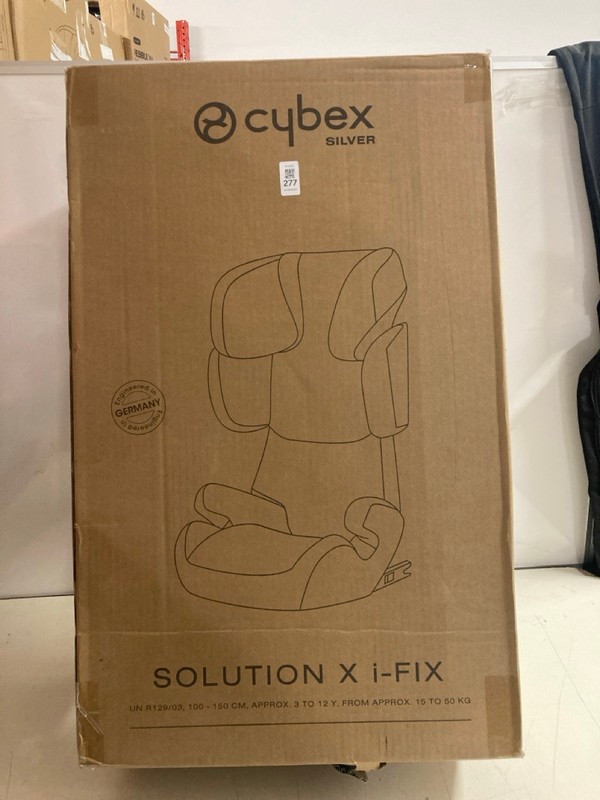 Lot 277  
            Nottingham SR3 - Delivery Only 

                
CYBEX SILVER SOLUTION X-FIX CAR SEAT