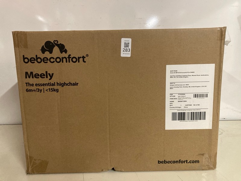 Lot 283  
            Nottingham SR3 - Delivery Only 

                
BEBE COMFORT MEELY HIGHCHAIR