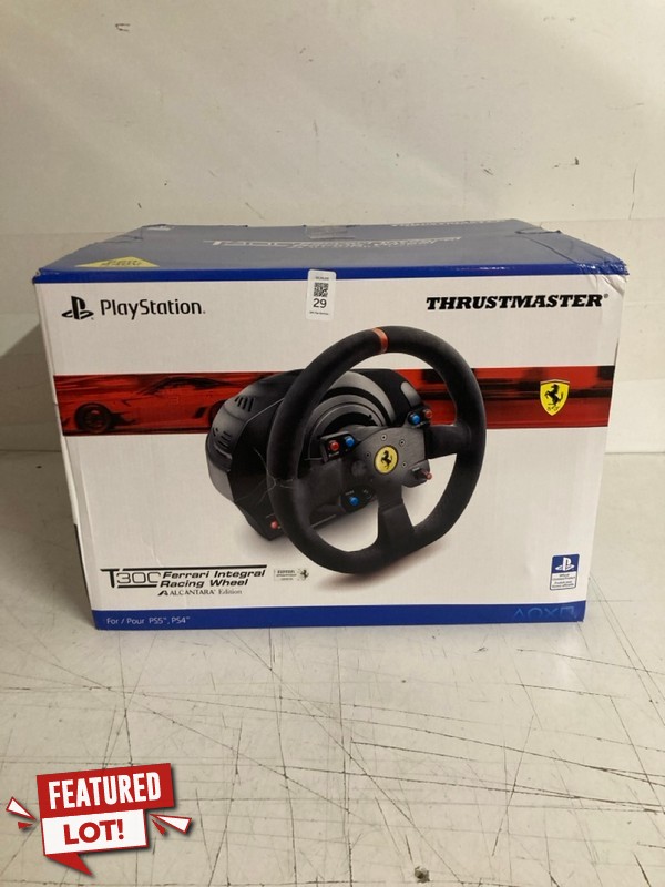 Lot 29  
            Nottingham SR3 - Delivery Only 

                
PLAYSTATION THRUSTMASTER T30C RACING WHEEL