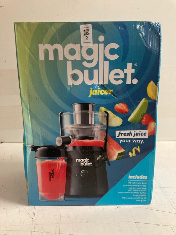 Lot 2  
            Nottingham SR3 - Delivery Only 

                
MAGIC BULLET JUICER