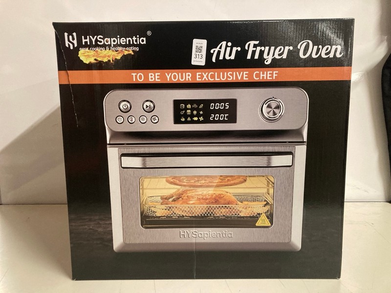 Lot 313  
            Nottingham SR3 - Delivery Only 

                
HYSAPIENTIA AIR FRYER OVEN