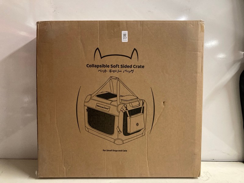 Lot 317  
            Nottingham SR3 - Delivery Only 

                
COLLAPSIBLE SOFT SIDED CRATE FOR SMALL CATS-DOGS