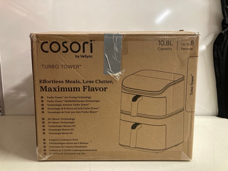 Lot 320  
            Nottingham SR3 - Delivery Only 

                
COSORI TURBO TOWER 10.8L AIR FRYER