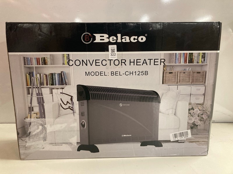 Lot 322  
            Nottingham SR3 - Delivery Only 

                
BELACO CONVECTOR HEATER