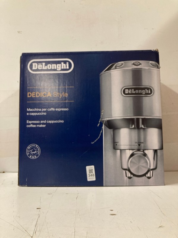 Lot 348  
            Nottingham SR3 - Delivery Only 

                
DE'LONGHI DEDICA STYLE COFFEE MACHINE
