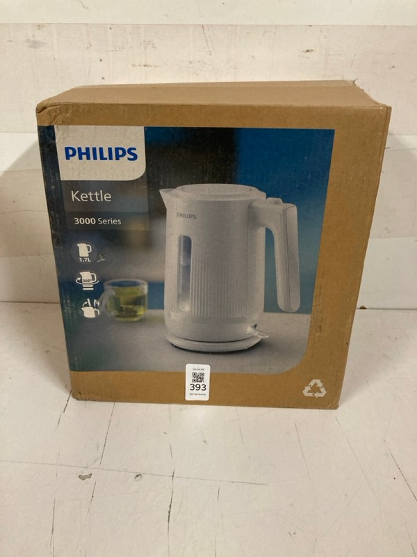 Lot 393  
            Nottingham SR3 - Delivery Only 

                
PHILIPS 3000 SERIES KETTLE