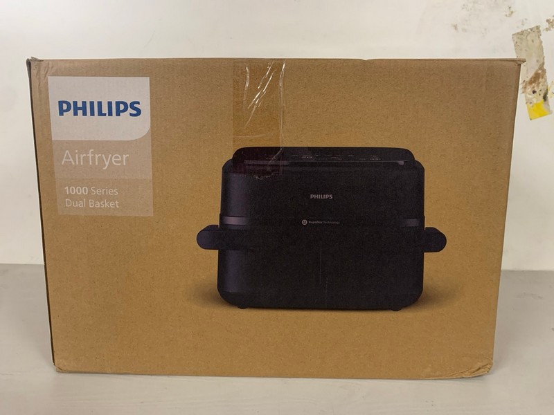 Lot 394  
            Nottingham SR3 - Delivery Only 

                
PHILIPS 1000 SERIES DUAL BASKET AIR FRYER