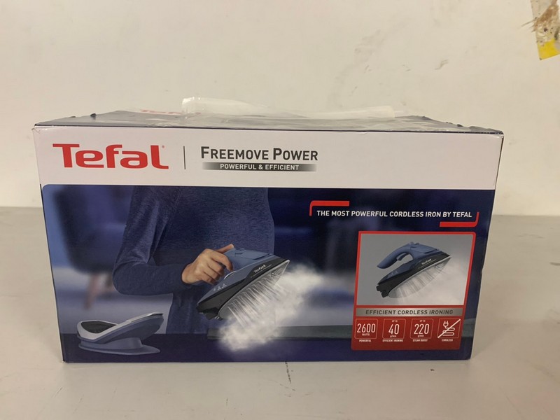 Lot 397  
            Nottingham SR3 - Delivery Only 

                
TEFAL FREE MOVE POWER STEAM IRON