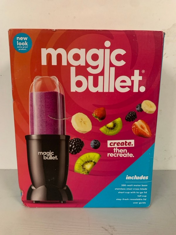 Lot 412  
            Nottingham SR3 - Delivery Only 

                
MAGIC BULLET 200W BLENDER