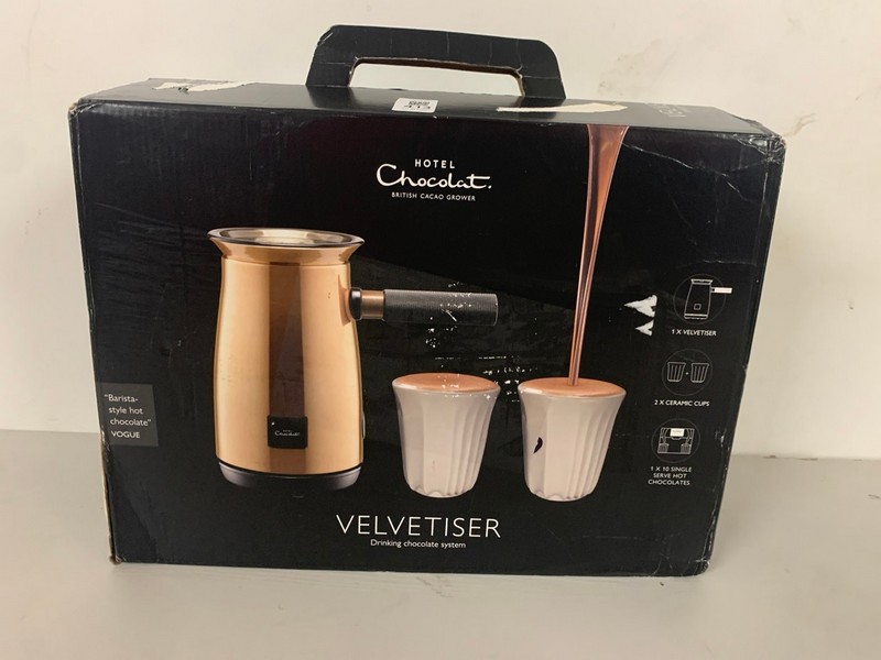 Lot 413  
            Nottingham SR3 - Delivery Only 

                
HOTEL CHOCOLATE VELVETISER DRINKING CHOCOLATE SYSTEM