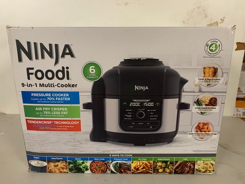 Lot 417  
            Nottingham SR3 - Delivery Only 

                
NINJA FOODI 9-IN-1 MULTI COOKER
