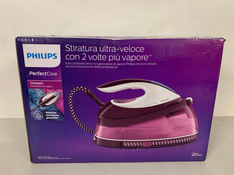 Lot 423  
            Nottingham SR3 - Delivery Only 

                
PHILIPS COMPACT STEAM GENERATOR