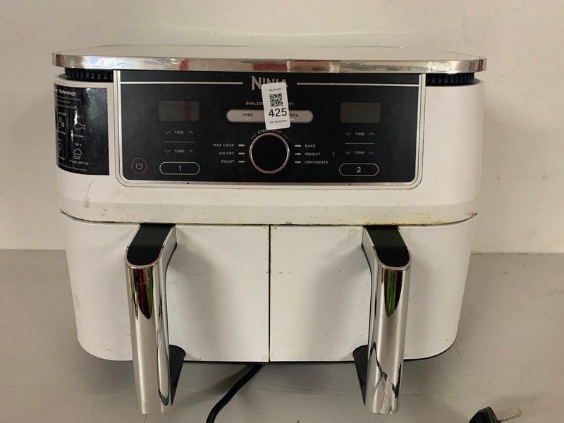 Lot 425  
            Nottingham SR3 - Delivery Only 

                
NINJA DUAL BASKET AIR FRYER