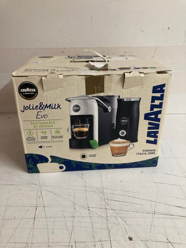 Lot 42  
            Nottingham SR3 - Delivery Only 

                
LAVAZZA JOLIE & MILK EVO COFFEE MACHINE