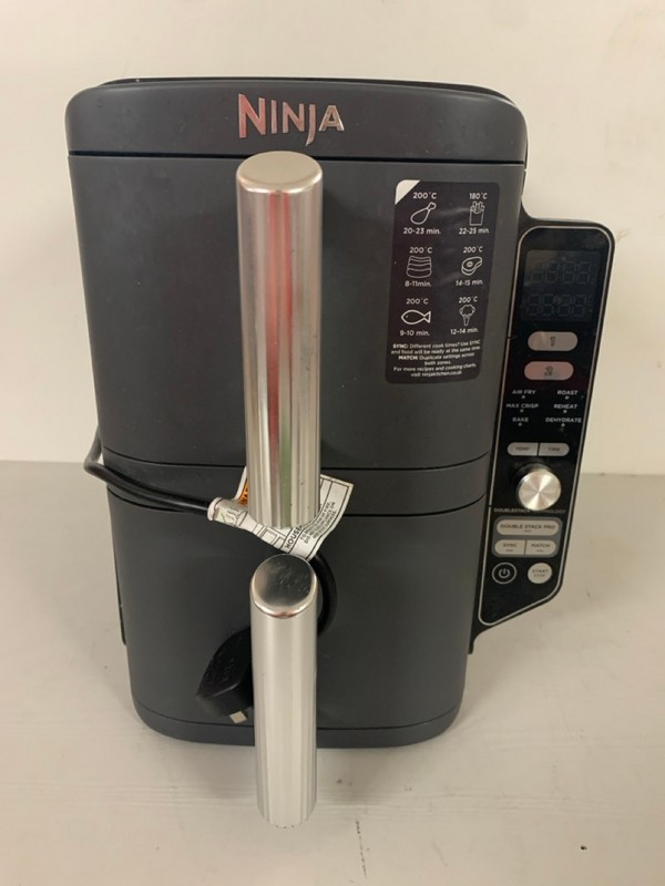 Lot 432  
            Nottingham SR3 - Delivery Only 

                
NINJA DOUBLE STACK XL 2-DRAWER AIR FRYER