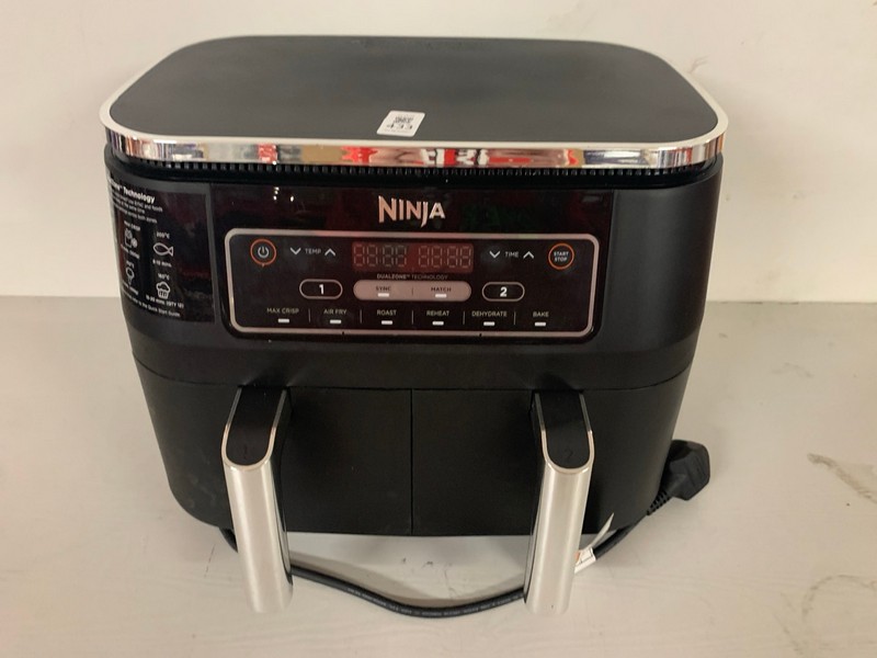 Lot 433  
            Nottingham SR3 - Delivery Only 

                
NINJA DUAL BASKET AIR FRYER