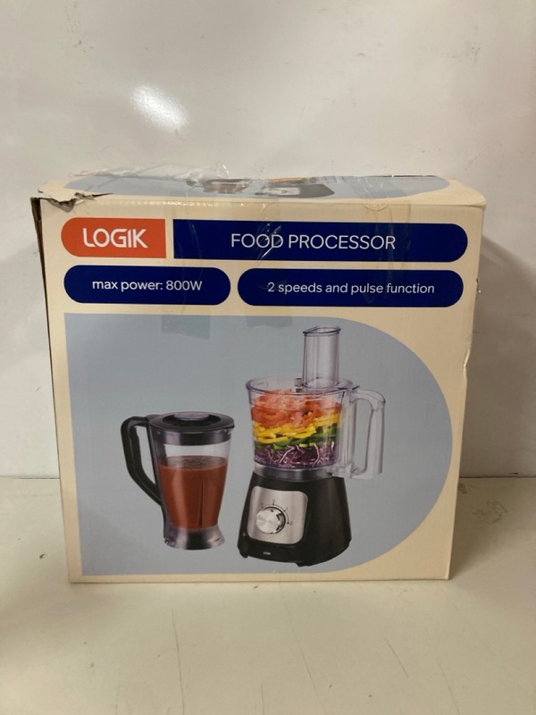 Lot 468  
            Nottingham SR3 - Delivery Only 

                
LOGIK 800W FOOD PROCESSOR
