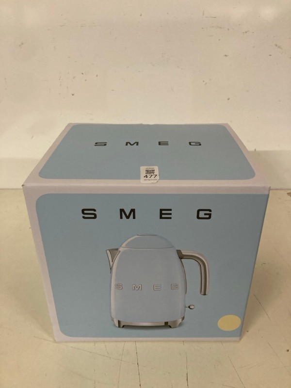 Lot 477  
            Nottingham SR3 - Delivery Only 

                
SMEG ELECTRIC KETTLE