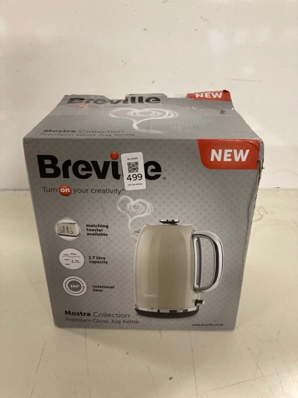 Lot 499  
            Nottingham SR3 - Delivery Only 

                
BREVILLE MOSTRA COLLECTION PREMIUM GLOSS JUG KETTLE