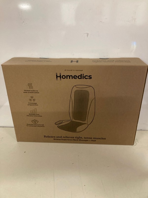 Lot 513  
            Nottingham SR3 - Delivery Only 

                
HOMEDICS BACK MASSAGER + HEAT MODEL: SBM-65H-GB