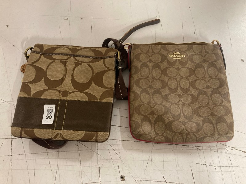 Lot 90  
            Nottingham SR3 - Delivery Only 

                
2 X COACH ITEMS TO INCLUDE MONOGRAM SLING BAG