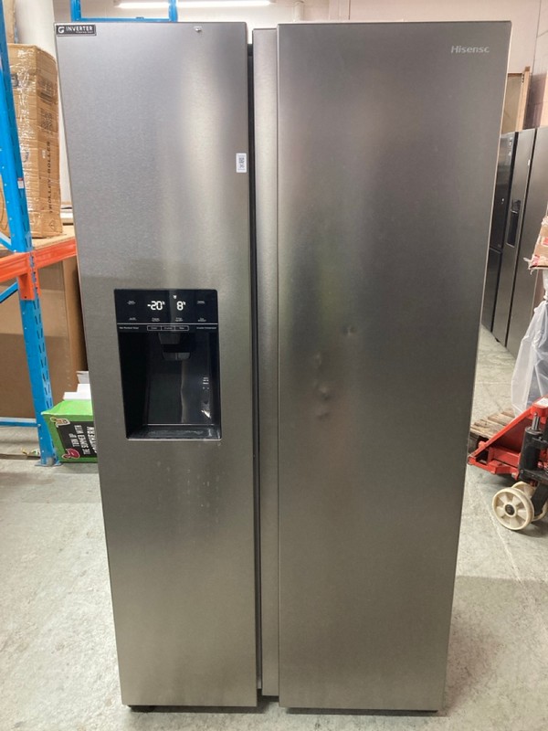 Lot 36  
            Nottingham SR4 - Delivery Or Collection 

                
HISENSE AMERICAN STYLE FRIDGE FREEZER MODEL: RS694N4TIE