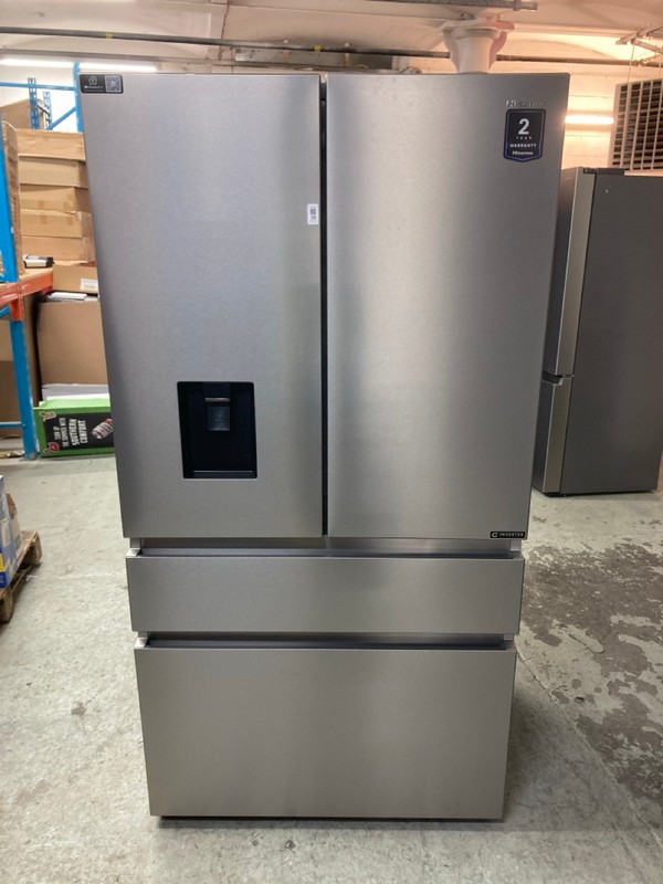 Lot 39  
            Nottingham SR4 - Delivery Or Collection 

                
HISENSE AMERICAN STYLE FRIDGE FREEZER MODEL: RF749N4SWSE