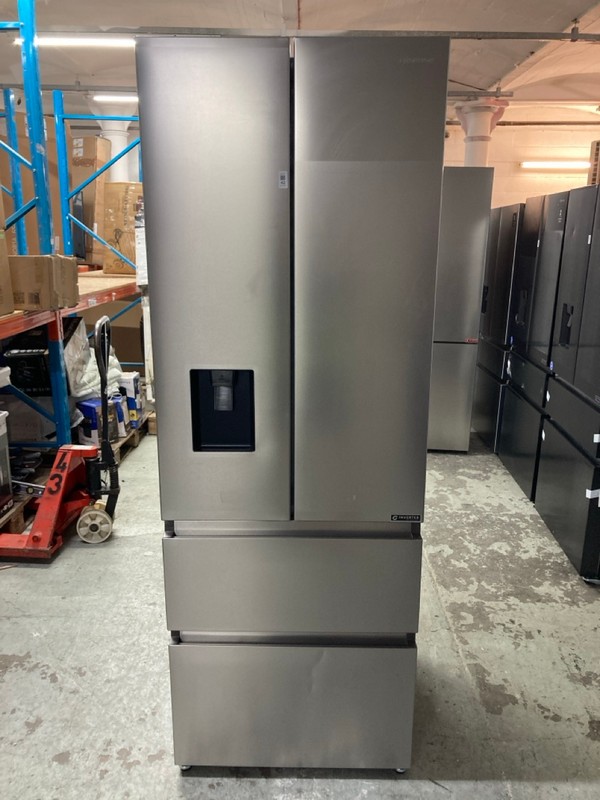 Lot 42  
            Nottingham SR4 - Delivery Or Collection 

                
HISENSE AMERICAN STYLE FRIDGE FREEZER MODEL: RF632N4WIE