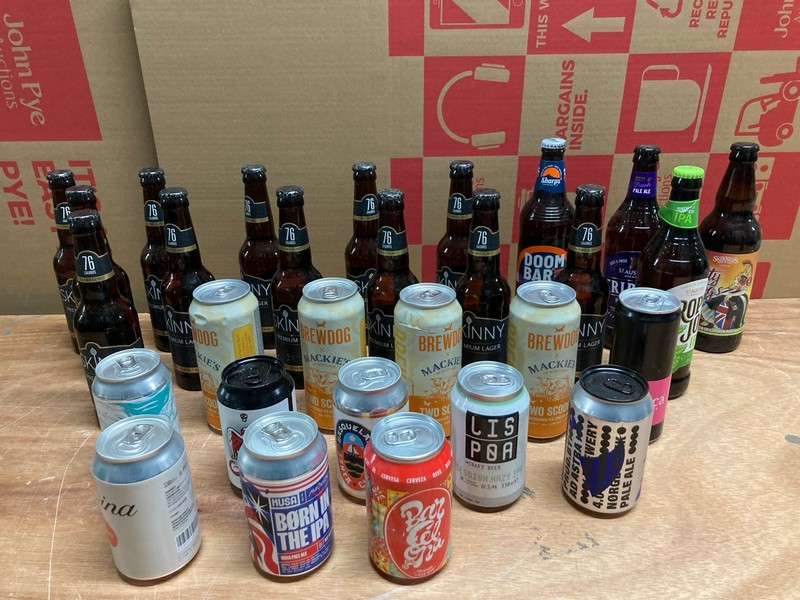 Lot 79  
            Nottingham SR4 - Collection Only 

                
QTY OF ALCOHOL TO INC PROPER JOB IPA (18+ ONLY ID MAY BE REQUIRED COLLECTION FROM...