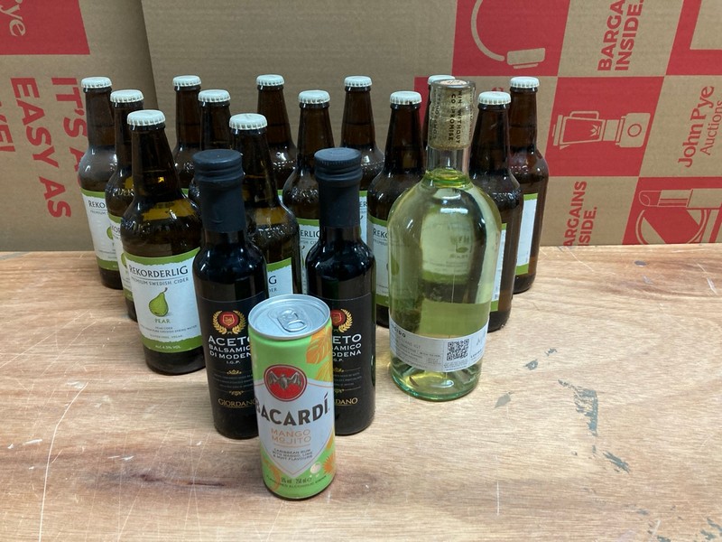 Lot 81  
            Nottingham SR4 - Collection Only 

                
QTY OF ALCOHOL TO INC REKORDERLIG PREMIUM SWEDISH CIDER PEAR (BEST BEFORE 20/04/2...