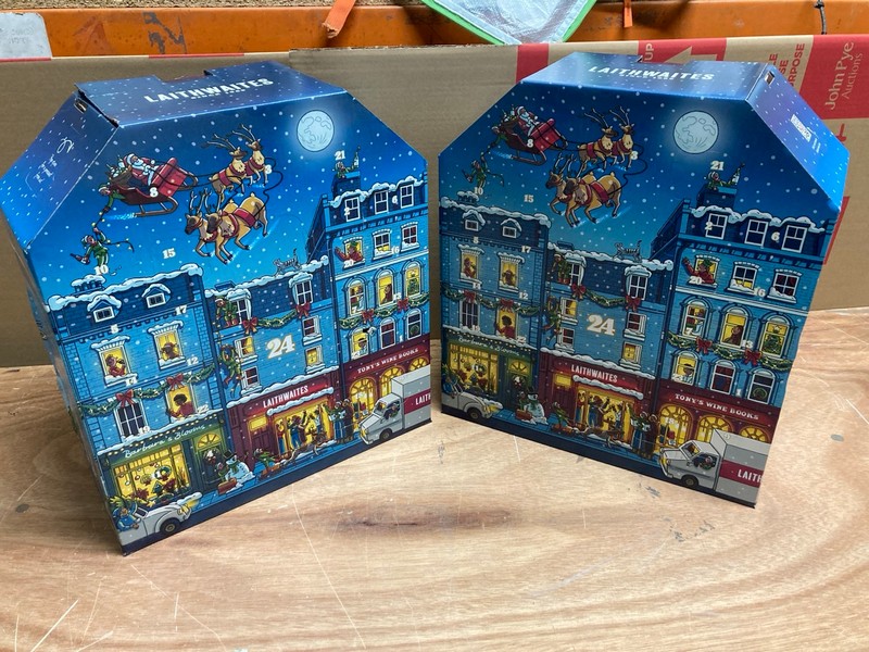 Lot 86  
            Nottingham SR4 - Collection Only 

                
2 X BOXES OF WINE CHRISTMAS ADVENT CALLENDER (18+ ONLY ID MAY BE REQUIRED COLLECT...