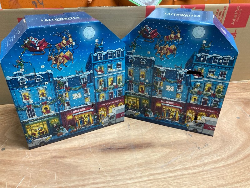 Lot 87  
            Nottingham SR4 - Collection Only 

                
2 X BOXES OF WINE CHRISTMAS ADVENT CALLENDER (18+ ONLY ID MAY BE REQUIRED COLLECT...