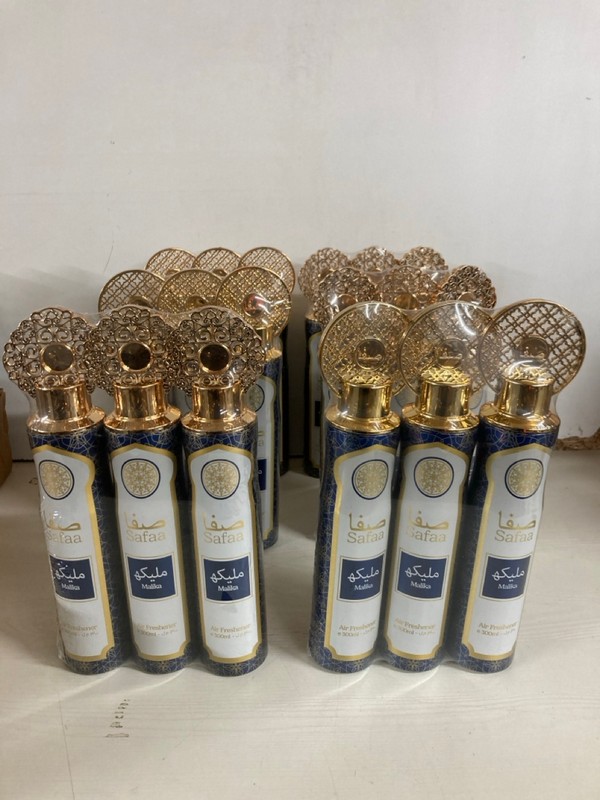 Lot 112  
            Nottingham SR5 - Delivery Only 

                
LARGE QTY OF SAFAA MALIKA AIR FRESHENERS