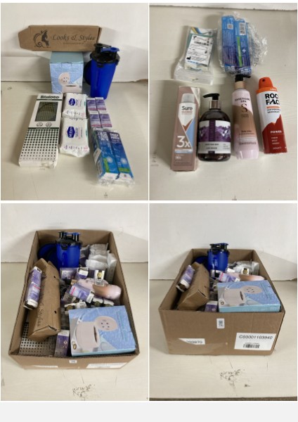 Lot 116  
            Nottingham SR5 - Delivery Only 

                
BOX OF VARIOUS ITEMS TO INC DEEP FREEZE COLD OIL