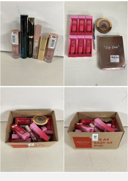 Lot 117  
            Nottingham SR5 - Delivery Only 

                
BOX OF VARIOUS MAKE-UP ITEMS TO INC MAYBELLINE CITY BRONZER