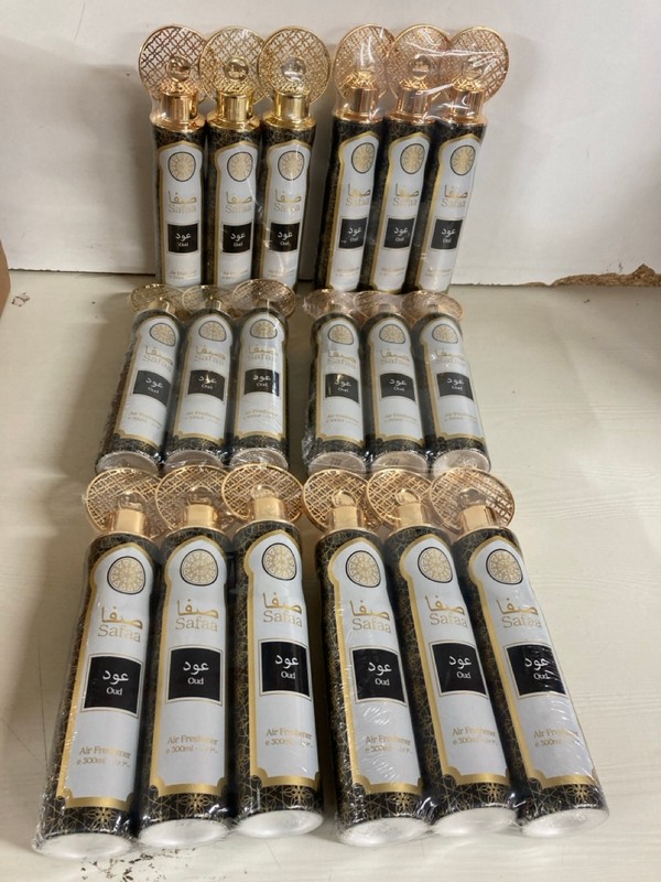 Lot 119  
            Nottingham SR5 - Delivery Only 

                
LARGE QTY OF SAFAA OUD AIR FRESHENERS