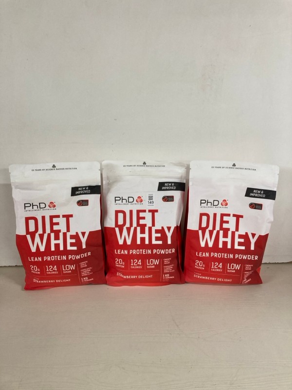 Lot 149  
            Nottingham SR5 - Delivery Only 

                
3 X PHS DIET WHEY LEAN PROTEIN POWDERS BBE:APR 2027