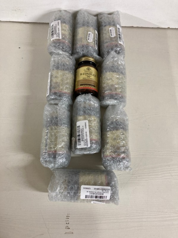 Lot 151  
            Nottingham SR5 - Delivery Only 

                
QTY OF SOLGAR ITEMS VITAMIN B-COMPLEX 50