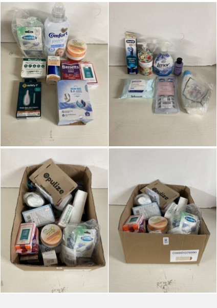 Lot 160  
            Nottingham SR5 - Delivery Only 

                
BOX OF VARIOUS ITEMS TO INC COMFORT PURE