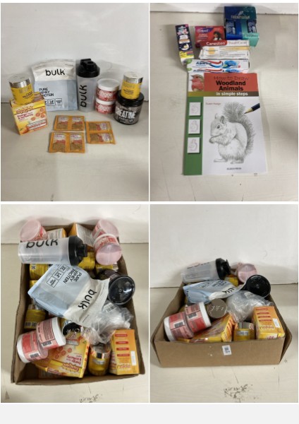 Lot 164  
            Nottingham SR5 - Delivery Only 

                
BOX OF ITEMS TO INC BULK PROTEIN POWDER