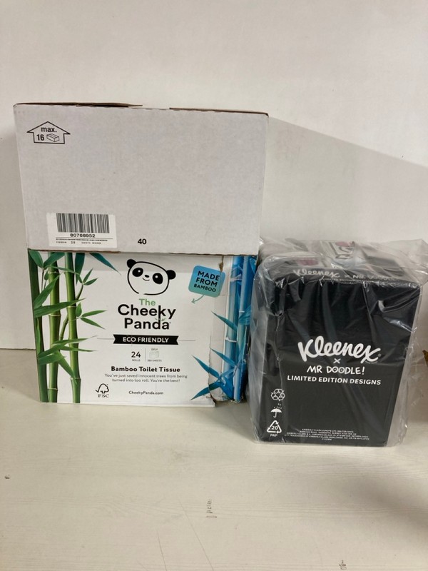 Lot 169  
            Nottingham SR5 - Delivery Only 

                
3 X ITEMS TO INC THE CHEEKY PANDA BAMBOO TOILET TISSUE