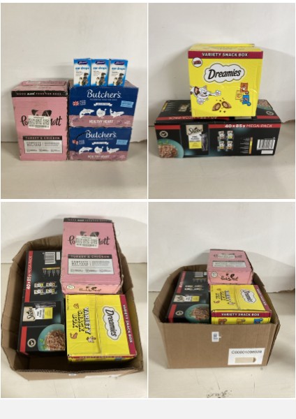 Lot 189  
            Nottingham SR5 - Delivery Only 

                
BOX OF PET ITEMS TO INC DREAMIES