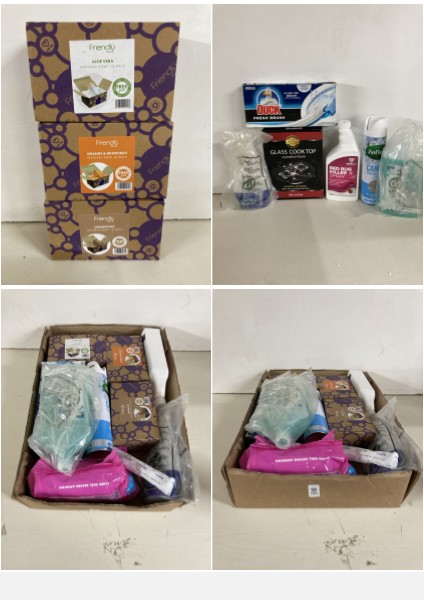 Lot 190  
            Nottingham SR5 - Delivery Only 

                
BOX OF VARIOUS ITEMS TO INC FRIENDLY SOAP SETS