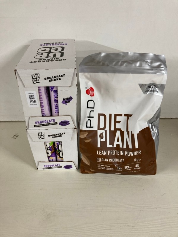 Lot 196  
            Nottingham SR5 - Delivery Only 

                
3 X ITEMS TO INC UP&GO BREAKFAST SHAKES