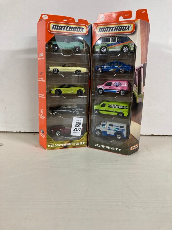 Lot 207  
            Nottingham SR5 - Delivery Only 

                
2 X MATCH BOX TOY CARS